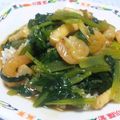 kazi_DX's cooksnap of when they made 10分で小松菜としめじたっぷり中華飯.