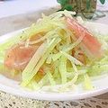 1630412's cooksnap of when they made ✿シャキシャキお芋の生ハム和え✿.