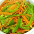 ちろのおやつ's cooksnap of when they made にんじんピーマンのごまごま炒め☆.