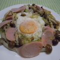 ゆうかりコアラ's cooksnap of when they made 朝食にも！キャベツの巣ごもり卵.