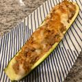 ねみねみ's cooksnap of when they made 簡単♪ズッキーニの肉詰め／チーズ焼き.