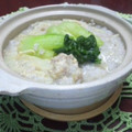 ☆むさし☆'s cooksnap of when they made 中華雑炊☆青梗菜をのせて.