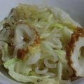 まーみん's cooksnap of when they made ちくわとキャベツのレンジ煮.