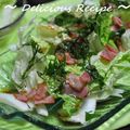 1646's cooksnap of when they made ゆず胡椒が決め手♪ベーコンと白菜のサラダ.