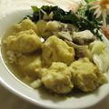 miyuki12's cooksnap of when they made ﾊﾝﾍﾟﾝ入り鶏つくねと茸とワカメの煮物.