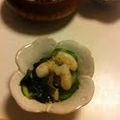 あい葉's cooksnap of when they made ポン酢で☆海老ときゅうりの酢の物♪.