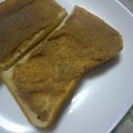 白いカピバラ's cooksnap of when they made はったい粉クリームのトースト.