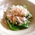 Fire-King's cooksnap of when they made オクラの昆布茶柚子胡椒和え.