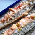 SouMam2011's cooksnap of when they made めんたい卵サラダときゅうりのサンドイッチ.