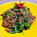 jojoたん★'s cooksnap of when they made バジルと牛肉の炒め物☆アジアン風味☆.