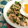 chima＊cafe's cooksnap of when they made 超簡単ガパオ☆タイ風ひき肉とバジル炒め.