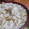 ユーロン's cooksnap of when they made えのきだけの味噌汁.