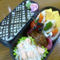 mmyt's cooksnap of when they made ☆キャラ弁！簡単！のり弁deデコ弁②☆.