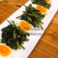 まつ純's cooksnap of when they made 空心菜(空芯菜)とゆで卵のエスニック炒め.
