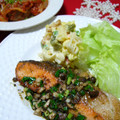 suga*shikao's cooksnap of when they made 鮭のムニエル～粒マスタードソース～.