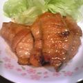ゆうくん母ちゃん's cooksnap of when they made かぼちゃの豚ばら照り巻き.