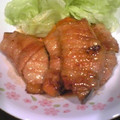 ゆうくん母ちゃん's cooksnap of when they made かぼちゃの豚ばら照り巻き.