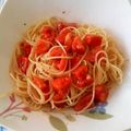 jun_ya's cooksnap of when they made トマトの冷製パスタ　.