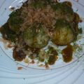 lovemoco's cooksnap of when they made アレルギーでも米粉で【たこ焼き】.