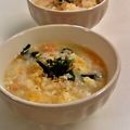 うに１１８'s cooksnap of when they made さらりと！鮭と卵の雑炊.