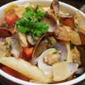 莉彩パパ's cooksnap of when they made あさりのトマトスープ☆ミネストローネ風.