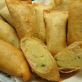 くみちはる's cooksnap of when they made 春巻きの皮で作る！インドの☆本格サモサ☆.