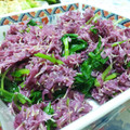 monchanママ's cooksnap of when they made 優雅に・・・菊とほうれん草の和えもの.