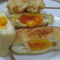 muunatsu's cooksnap of when they made ☆彡油揚げ包み焼き◇中身は玉子☆彡.
