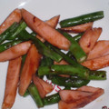 toshiebaba's cooksnap of when they made 魚ニソといんげんのオイスター炒め★.