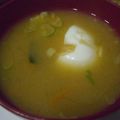 プーニー's cooksnap of when they made 落とし卵入り♪美味！カボチャのお味噌汁.