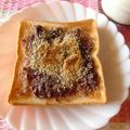 すずきはなこ's cooksnap of when they made 塩あんトースト　アーモンドorすり胡麻で.