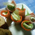 えまっちママ's cooksnap of when they made お弁当に簡単♪チーズのハムレタス巻き.
