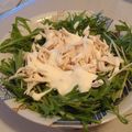ちゃかちゃかちゃん's cooksnap of when they made 水菜とささ身のクリーミーヘルシーサラダ.
