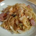 Nekozame's cooksnap of when they made 美味しい☆キムチ焼きそば♪.