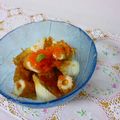 妙香ママ's cooksnap of when they made ちくわのおつまみ♪とびっこを乗せて♪.