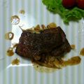 ミニラボ's cooksnap of when they made カレー風味のステーキ.