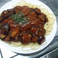 柚芽の助's cooksnap of when they made 超簡単☆ナスのミートパスタ.
