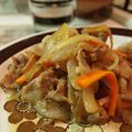 tomokichi0907's cooksnap of when they made 豚バラ肉と玉ねぎのコーラ炒め.