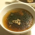 プンプン庵's cooksnap of when they made ニンニクとワカメのスープ♪.