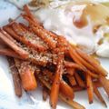 よーちゃん！'s cooksnap of when they made たっぷりニンジンのウスターソース炒め.