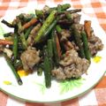さったんママ's cooksnap of when they made 牛肉とにんにくの芽のオイしょうゆ炒め♪.