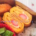 アユえもん's cooksnap of when they made お弁当 カニカマの卵焼き.