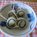 wakwaksan's cooksnap of when they made 新生姜のちくわ巻き.