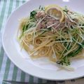 北風peepoo's cooksnap of when they made ツナと水菜とかぼすのパスタ.
