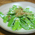 うさぎのシーマ's cooksnap of when they made 簡単☆さやえんどうのコクマヨ和え♪.