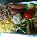 SKクマ's cooksnap of when they made お弁当にレンジで簡単、鶏そぼろ.
