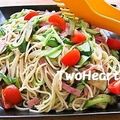 ＴＷＯＨＥＡＲＴＳ's cooksnap of when they made 干し野菜でパスタ　～なすときゅうり編.