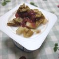 さったんママ's cooksnap of when they made 蜂蜜梅バナナと胡桃　with　ヨーグルト.