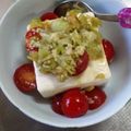ななぞぅ's cooksnap of when they made トマトとわさびの冷奴.
