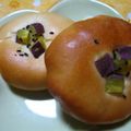 咲楽杏's cooksnap of when they made 秋の味覚～☆・:.,;*さつまいもパン.